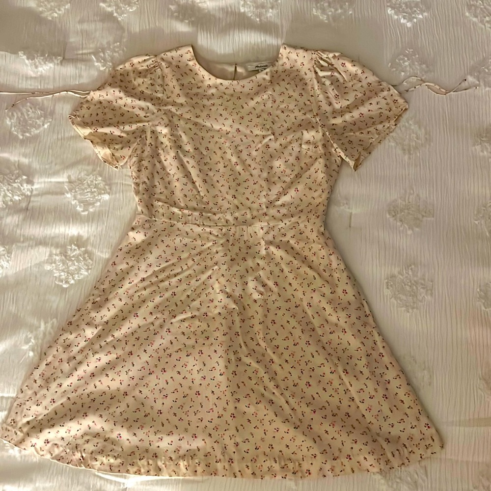 Madewell Tie-Sleeve Dress - Picture 2 of 6